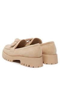 DeeZee Loafersy HXG2108-93 Beżowy. Kolor: beżowy. Materiał: materiał