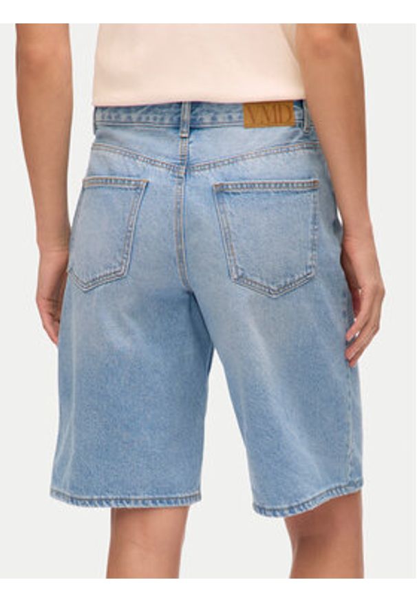 Vero Moda Szorty jeansowe Raila 10334376 Niebieski Loose Fit. Kolor: niebieski. Materiał: bawełna