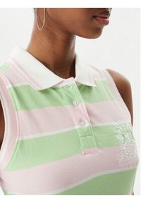 Juicy Couture Sukienka letnia Juicy Peplum JCGED126016 Zielony Regular Fit. Kolor: zielony. Materiał: bawełna. Sezon: lato #4