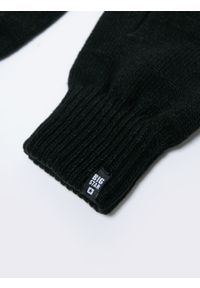 Big-Star - Rękawiczki męskie czarne Avgust 906. Kolor: czarny. Materiał: wełna, dzianina. Sezon: zima, jesień. Styl: elegancki, klasyczny, sportowy #3