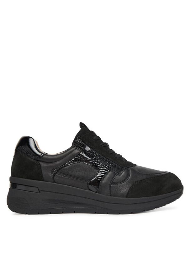 Caprice Sneakersy 9-23300-44 Czarny. Kolor: czarny. Materiał: skóra