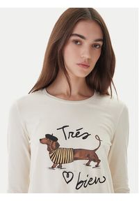 Weekend Max Mara Bluzka Renoir 2525946032 Écru Regular Fit. Materiał: bawełna