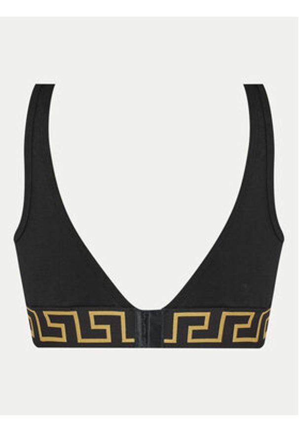 VERSACE - Versace Biustonosz braletka AUD01047 1A10011 Czarny. Kolor: czarny. Materiał: bawełna