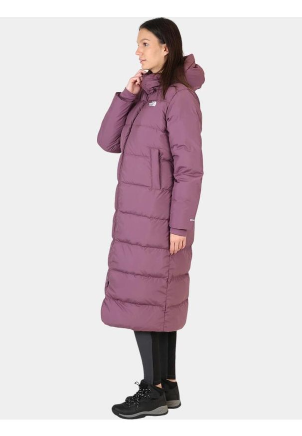 Płaszcz Zimowy Damski The North Face Triple C. Kolor: fioletowy. Materiał: puch. Sezon: zima. Sport: turystyka piesza