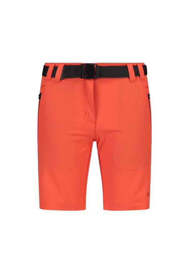 Szorty bermudzkie dla dziewczynki CMP. Kolor: pomarańczowy. Sport: turystyka piesza