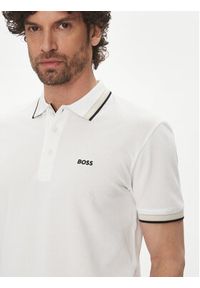 BOSS Polo Paddy 50469055 Écru Regular Fit. Typ kołnierza: polo. Materiał: bawełna #5
