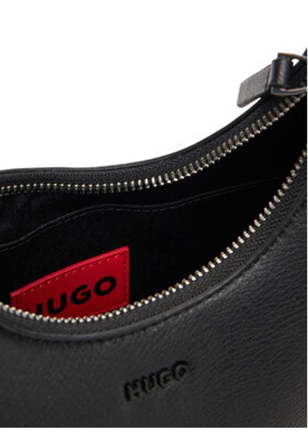 Hugo - HUGO Torebka Bel 2.0 50547066 Czarny. Kolor: czarny. Materiał: skórzane