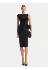 Babylon Sukienka koktajlowa MF0214 Czarny Slim Fit. Kolor: czarny. Materiał: syntetyk. Styl: wizytowy #3