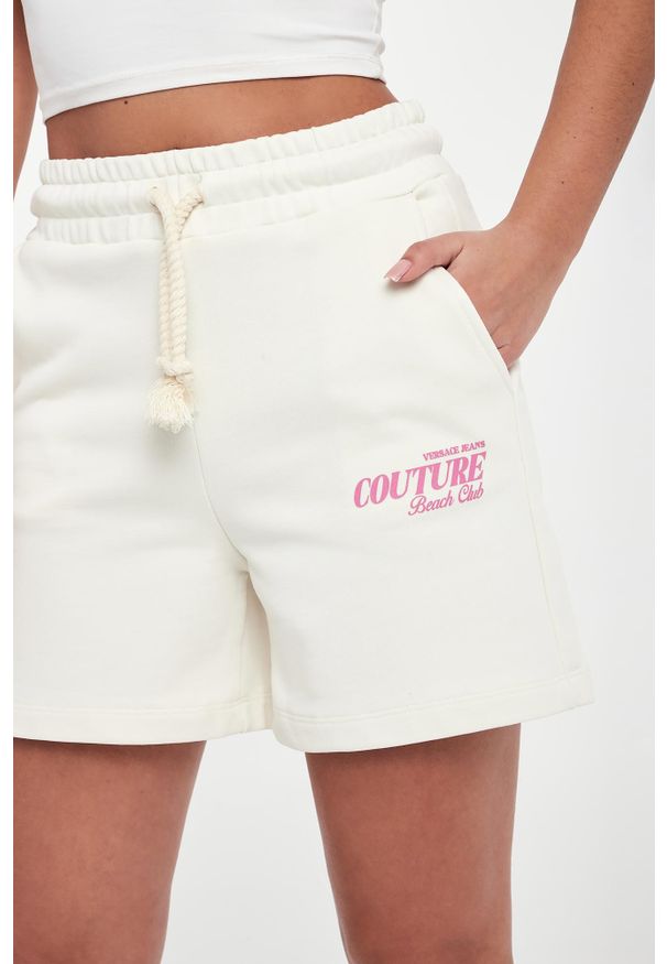 Versace Jeans Couture - Szorty damskie dzianinowe VERSACE JEANS COUTURE. Materiał: dzianina