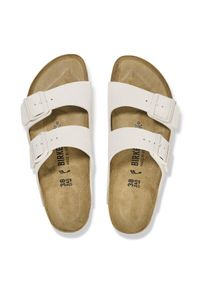 Birkenstock - Klapki męskie BIRKENSTOCK ARIZONA LEVE ANTIQUE WHITE. Okazja: do pracy, na co dzień, na spacer. Kolor: biały. Styl: casual #6