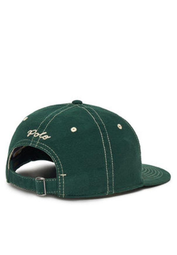 Polo Ralph Lauren Czapka z daszkiem 211977401500 Zielony. Kolor: zielony. Materiał: bawełna, materiał