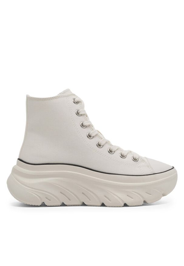 skechers - Skechers Sneakersy FUNKY STREET 177430 WHT Biały. Kolor: biały. Materiał: materiał
