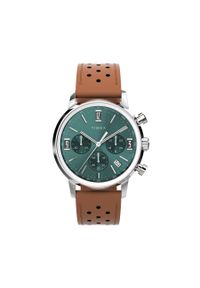 Zegarek Timex Marlin Chronograph TW2W10100 Green/Brown. Kolor: brązowy