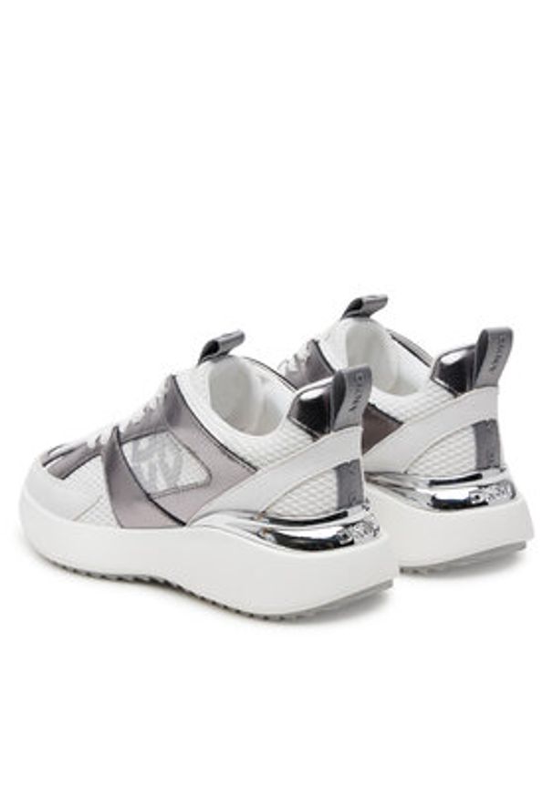 DKNY Sneakersy K1599546 Biały. Kolor: biały. Materiał: materiał