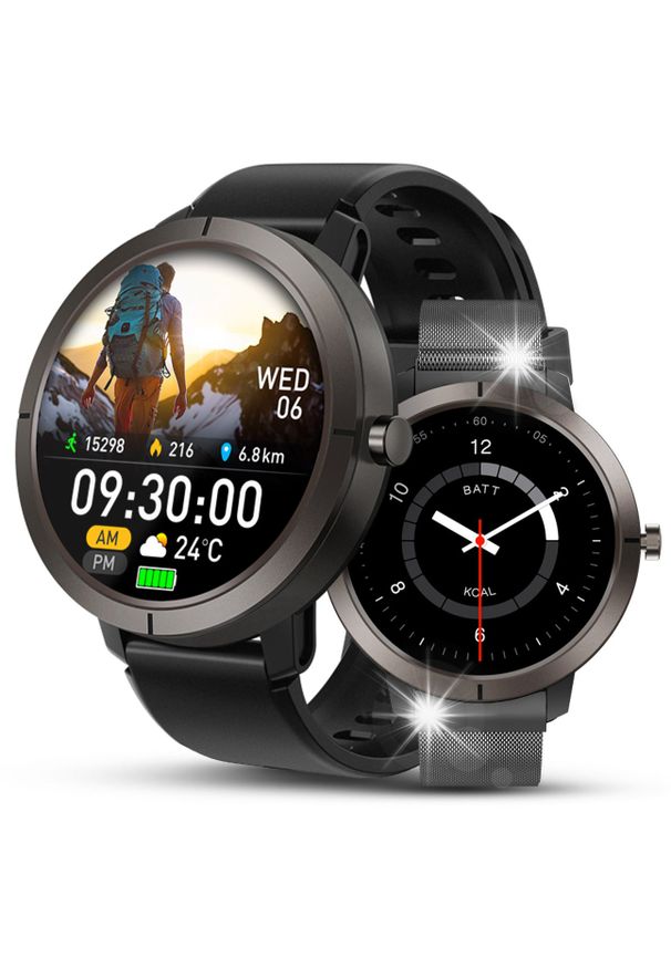 Smartwatch JG Smart SMARTWATCH ZEGAREK Z GPS MENU PL ROZMOWY SPORT PULS IP68 SMART WATCH AMOLED. Rodzaj zegarka: smartwatch. Styl: sportowy