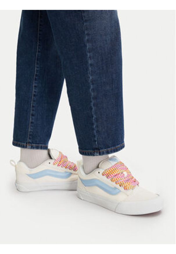 Vans Tenisówki Knu Skool VN000D6ZZ5D1 Écru. Kolor: kremowy. Materiał: skóra, zamsz