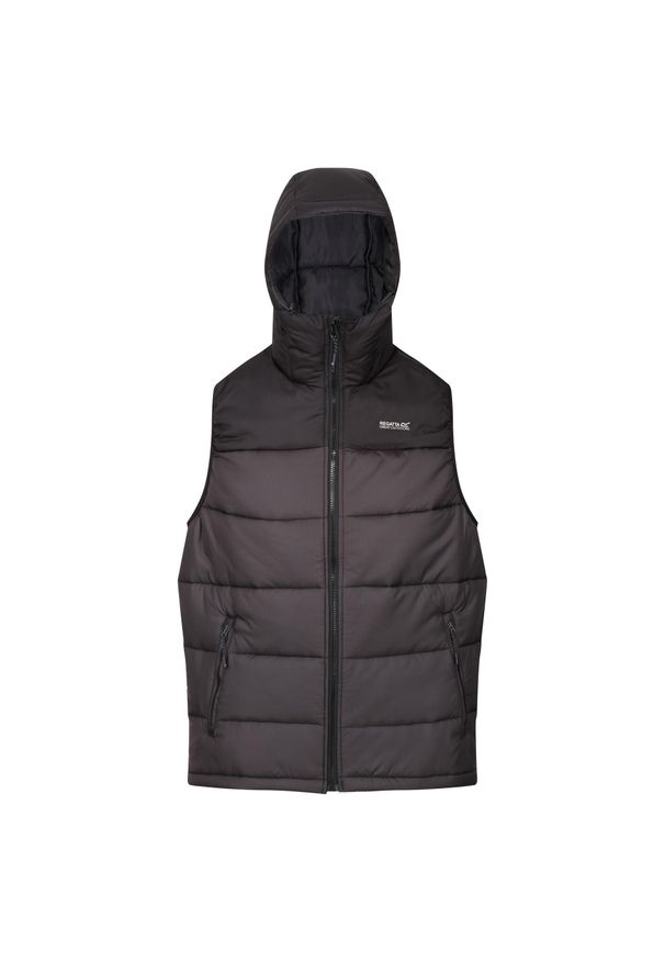 Kamizelka turystyczna męska Nevado Regatta ocieplana. Kolor: szary, wielokolorowy, czarny. Materiał: puch. Sport: turystyka piesza