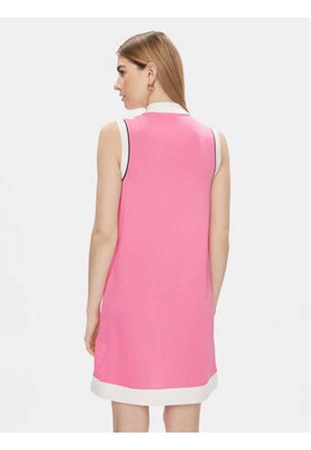 Liu Jo Sukienka codzienna TA4248 J4654 Różowy Regular Fit. Okazja: na co dzień. Kolor: różowy. Materiał: wiskoza. Typ sukienki: proste. Styl: casual