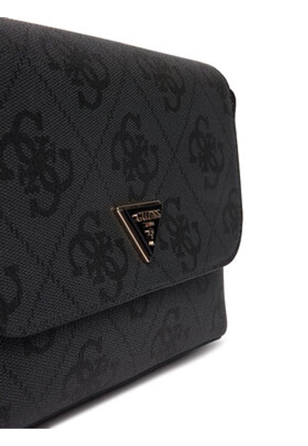 Guess Torebka Meridian II HWOS69 74200 Szary. Kolor: szary. Materiał: skórzane