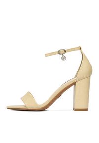 Nine West Sandały S4SH1823-01 Beżowy. Kolor: beżowy. Materiał: materiał #6