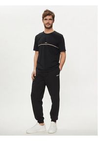 BOSS - Boss T-Shirt Unique 50515395 Czarny Regular Fit. Kolor: czarny. Materiał: bawełna #4