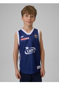 4f - 4F Koszulka meczowa replika wyjazdowa z sezonu 2025/26 dziecięca 4F x Arka Gdynia - granatowa 158/164 (12-14 lat). Kolor: niebieski. Materiał: dzianina. Długość: długie. Wzór: nadruk. Sezon: lato. Sport: fitness #1