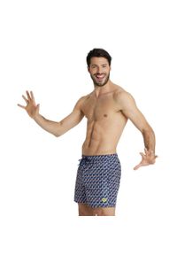 Spodenki kąpielowe męskie szorty kąpielówki na basen plażę Arena Printed. Kolor: czerwony, szary, wielokolorowy