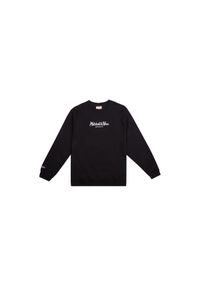 Bluza Mitchell & Ness pinscript crew. Kolor: czarny. Wzór: haft #1