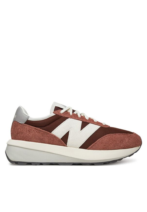New Balance Sneakersy U370AI Brązowy. Kolor: brązowy. Materiał: skóra, zamsz