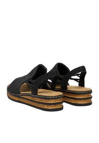 Rieker Sandały CEO-62941-00 Czarny. Kolor: czarny. Materiał: skóra #4