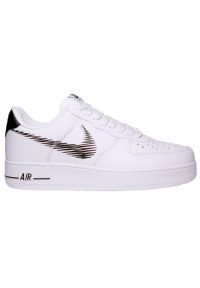 Buty Nike Air Force 1 Low Zig Zag M DN4928 100 białe. Zapięcie: sznurówki. Kolor: biały. Materiał: guma, skóra. Model: Nike Air Force #1