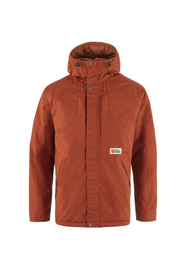 Fjällräven - Kurtka ocieplana męska Fjallraven Vardag Lite Padded Jacket. Kolor: czarny, pomarańczowy, wielokolorowy