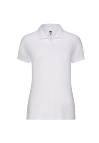 FRUIT OF THE LOOM - Koszulka Polo Dla Dorosłych Unisex 65/35 Pique. Typ kołnierza: polo. Kolor: biały