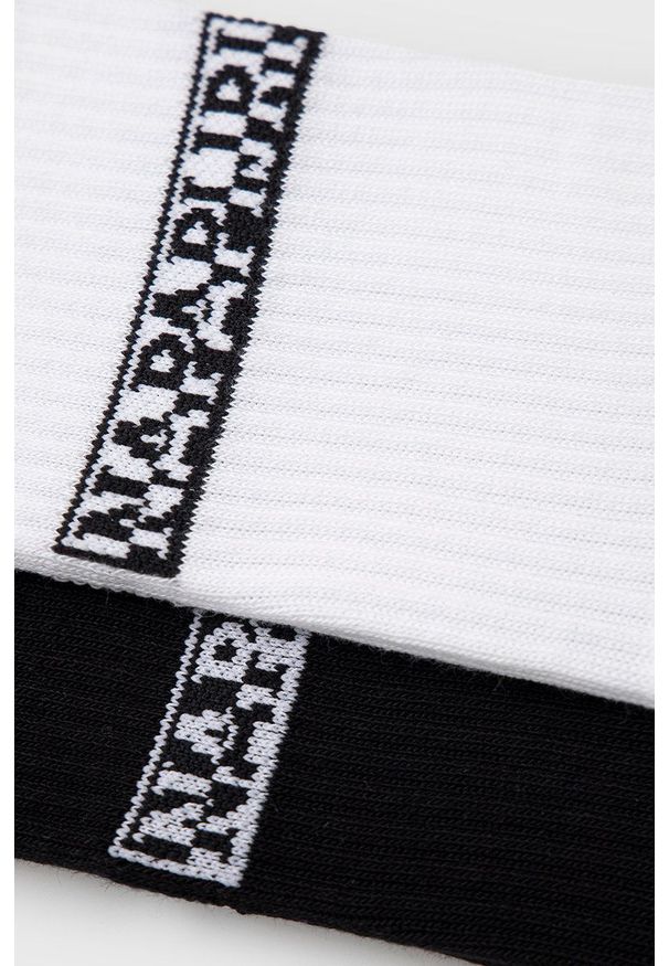 Napapijri skarpetki (2-pack) męskie kolor biały. Kolor: biały