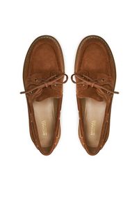 MICHAEL Michael Kors Loafersy Cameron Loafer 40T4CAFP1S Brązowy. Kolor: brązowy. Materiał: zamsz, skóra