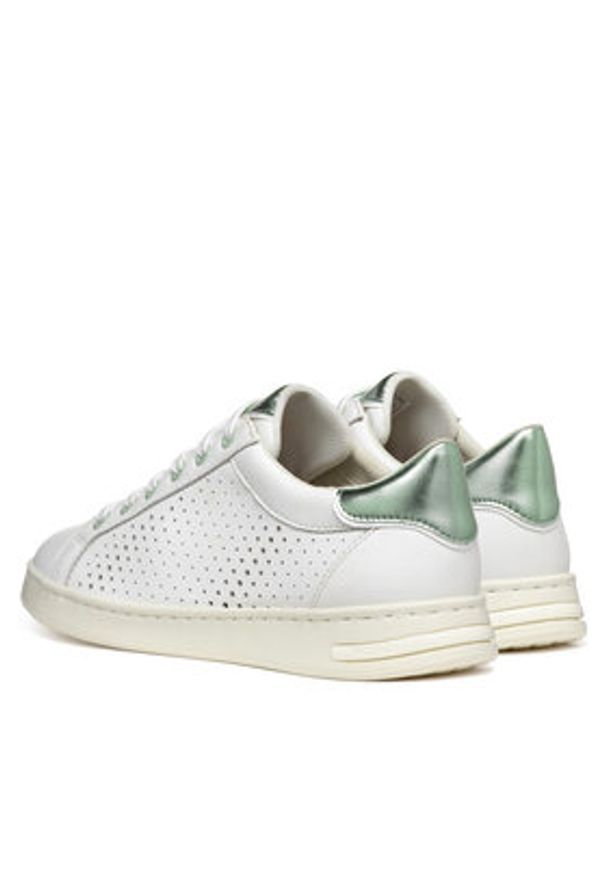 Geox Sneakersy D Jaysen D151BB 085BN C1548 Biały. Kolor: biały. Materiał: skóra
