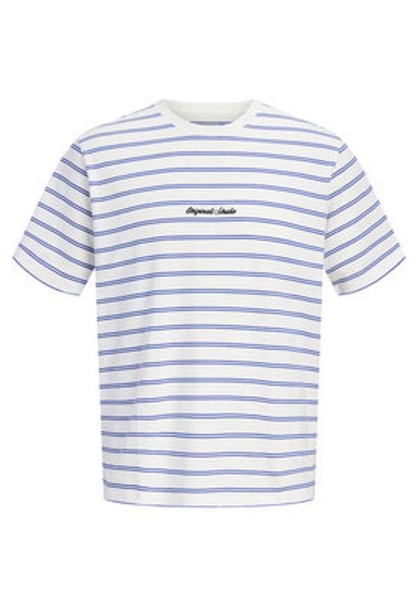 Jack & Jones T-Shirt Norrebro 12291021 Biały Relaxed Fit. Kolor: biały. Materiał: bawełna