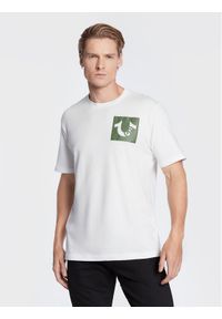 True Religion T-Shirt 106298 Biały Regular Fit. Kolor: biały. Materiał: bawełna