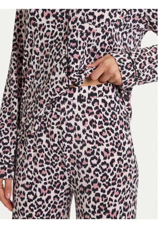 Guess Piżama O5RX08 KCIN2 Brązowy Regular Fit. Kolor: brązowy