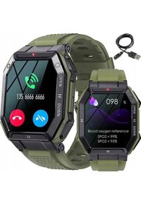 Smartwatch ZeeTech K55 Zielony. Rodzaj zegarka: smartwatch. Kolor: zielony