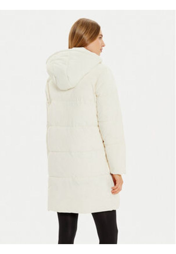 Guess Jeans Kurtka zimowa W4BL24 WGII2 Écru Regular Fit. Materiał: syntetyk. Sezon: zima