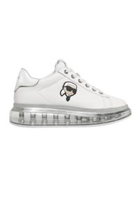 Karl Lagerfeld - KARL LAGERFELD Białe sneakersy Nft Lo Lace, Rozmiar 39. Kolor: biały