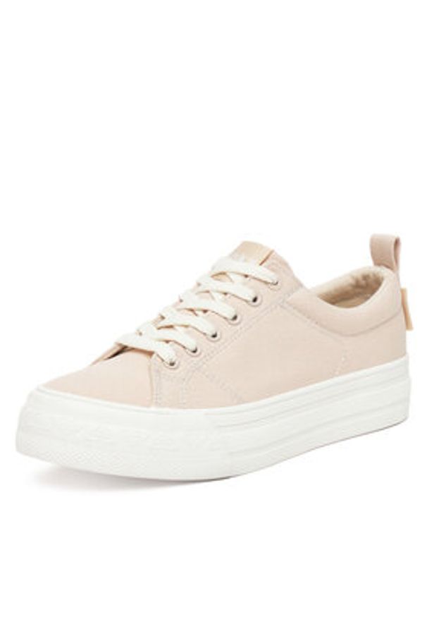 Roxy Trampki CWBEOB-V12908 Beżowy. Kolor: beżowy. Materiał: materiał