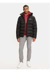 Jack Wolfskin Kurtka puchowa Nebelhorn A61827 Czarny Regular Fit. Kolor: czarny. Materiał: syntetyk