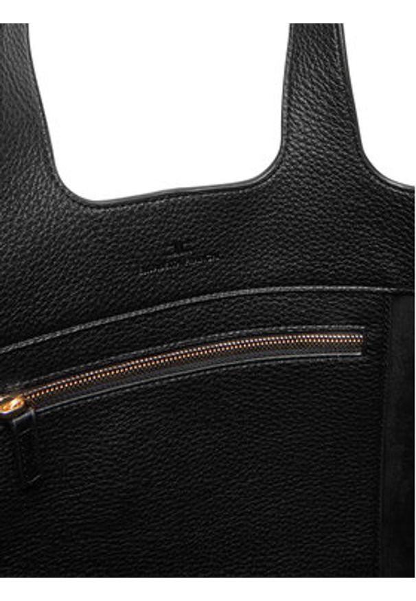 Elisabetta Franchi Torebka BS-96A-52E2-V450 Czarny. Kolor: czarny. Materiał: skórzane