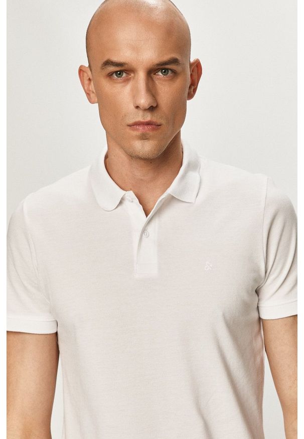 Jack & Jones - Polo (2-pack). Okazja: na co dzień. Typ kołnierza: polo. Kolor: czarny. Materiał: dzianina. Długość: krótkie. Wzór: gładki. Styl: casual