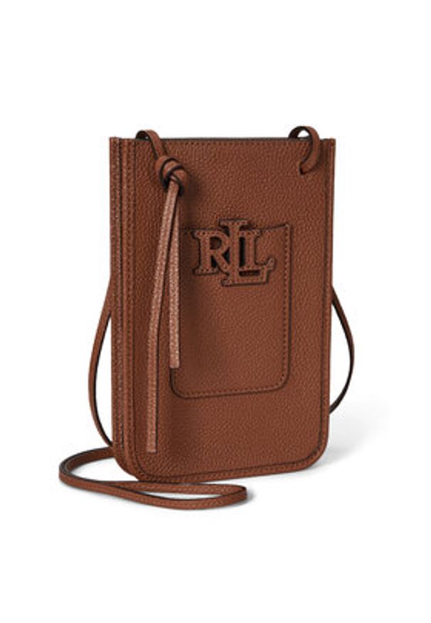 Lauren Ralph Lauren - LAUREN RALPH LAUREN Torebka 432966780002 Brązowy. Kolor: brązowy. Materiał: skórzane