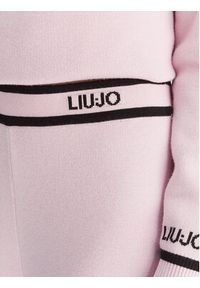 Liu Jo Sport Spodnie dzianinowe TF5252 MS59L Różowy Relaxed Fit. Kolor: różowy. Materiał: syntetyk. Styl: sportowy #3