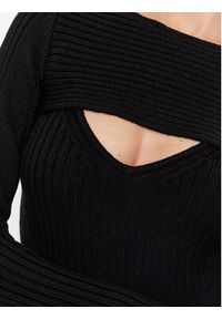 Calvin Klein Sukienka dzianinowa K20K205880 Czarny Slim Fit. Kolor: czarny. Materiał: wełna, dzianina #4