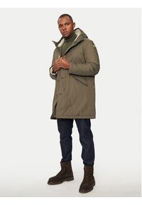 Blauer Parka 24WBLUK11208 Zielony Regular Fit. Kolor: zielony. Materiał: syntetyk